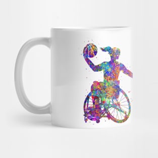 Wheelchair basketball girl Mug